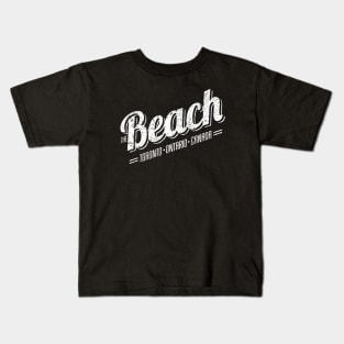 The Beach - Type Kids T-Shirt